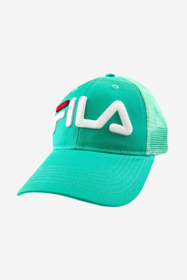 Fila Klobúky Zelene - Trucker S Embroidered Logo Vypredaj - Slovakia 02785-FXLU